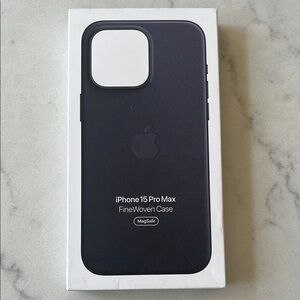 Apple iPhone 15 Pro Max FineWoven Case - Black